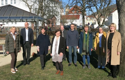 Gruppenbild der Gäste bei der Einweihung