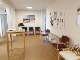 Wartebereich in der Beratungsstelle Lohr