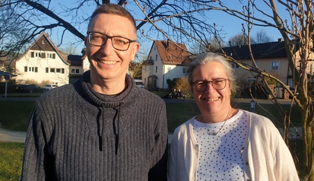 Team der EFL-Beratungsstelle Lohr - Michael Ottl und Ingrid Ingelmann