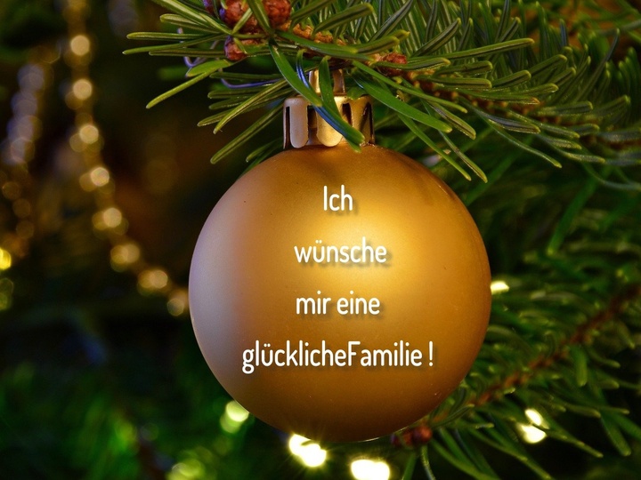 Ich wünsche mir eine glückliche Familie
